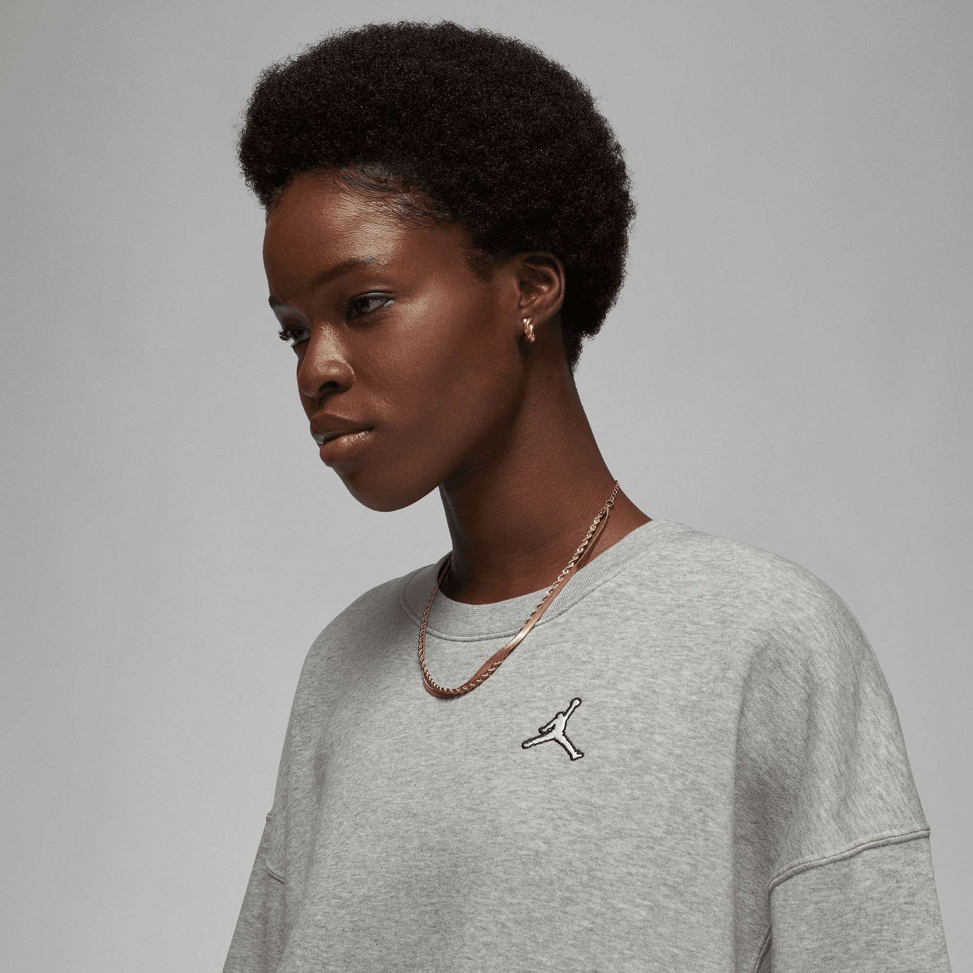Womens Jordan Brooklyn Fleece 'Grey'
