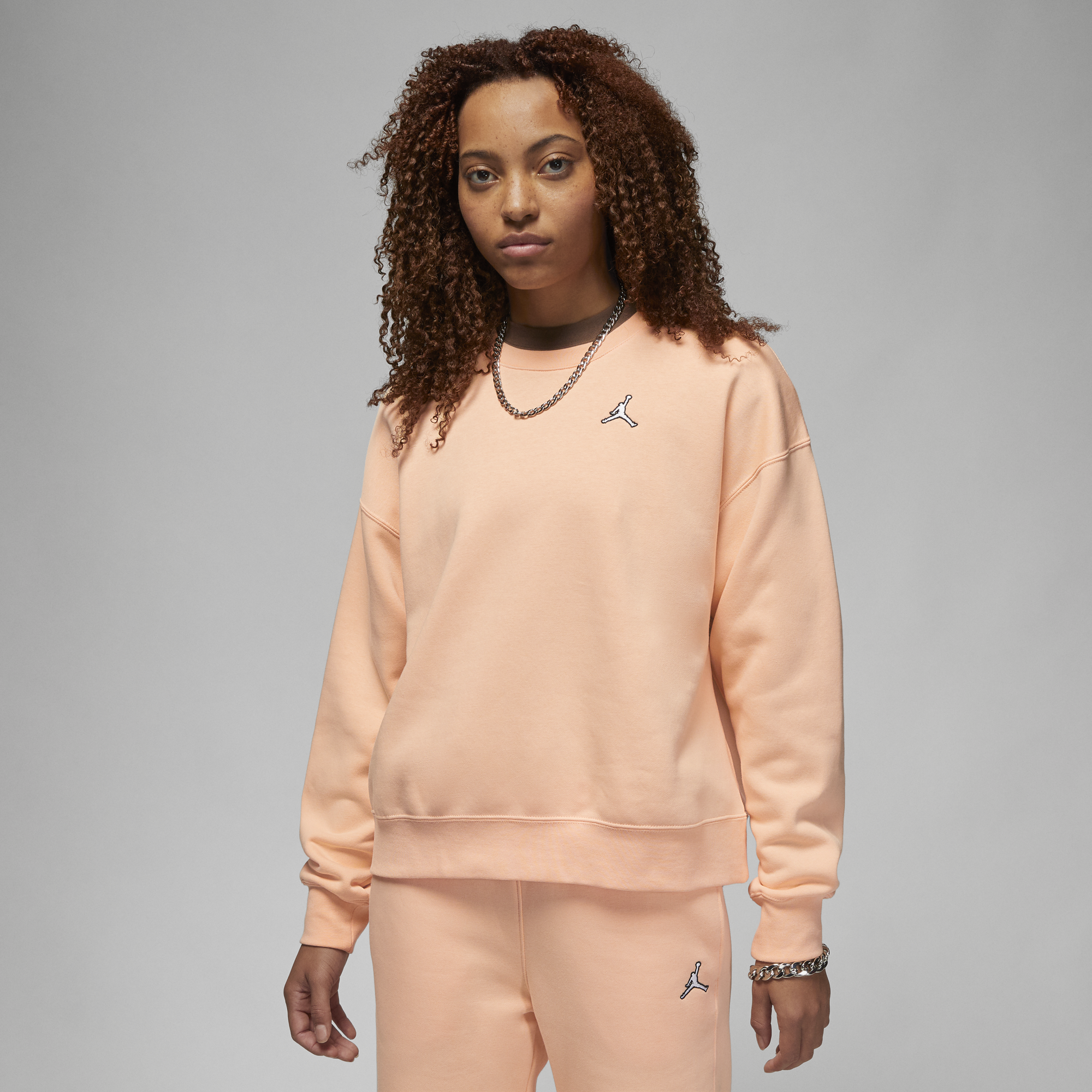 Womens Jordan Brooklyn Crewneck 'Sunset Haze'