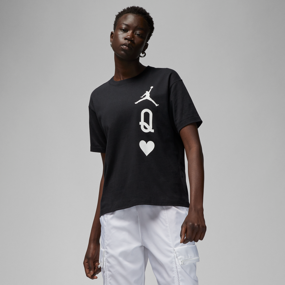 Womens Jordan Flight Queen of Hearts T-Shirt