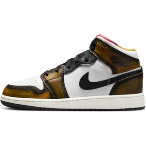 
                  
                    Load image into Gallery viewer, Youth Air Jordan 1 Mid SE (GS) &amp;#39;Orange Wear Away&amp;#39;
                  
                