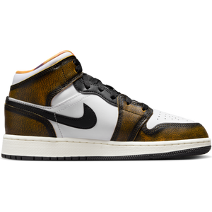 
                  
                    Load image into Gallery viewer, Youth Air Jordan 1 Mid SE (GS) &amp;#39;Orange Wear Away&amp;#39;
                  
                