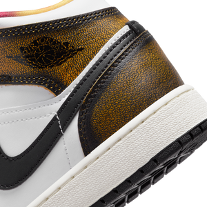 
                  
                    Load image into Gallery viewer, Youth Air Jordan 1 Mid SE (GS) &amp;#39;Orange Wear Away&amp;#39;
                  
                