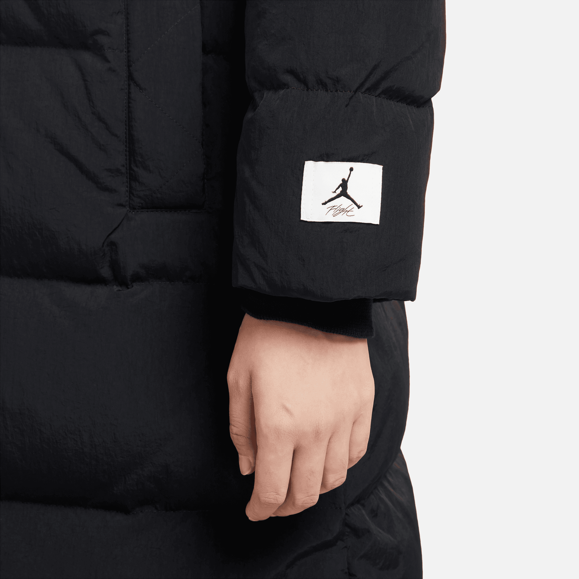 Womens Jordan Flight Parka 'Black'