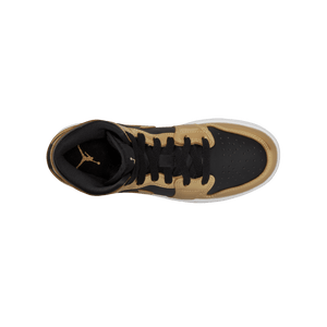 
                  
                    Load image into Gallery viewer, Youth Air Jordan 1 Mid SE &amp;#39;Metallic Gold&amp;#39;
                  
                
