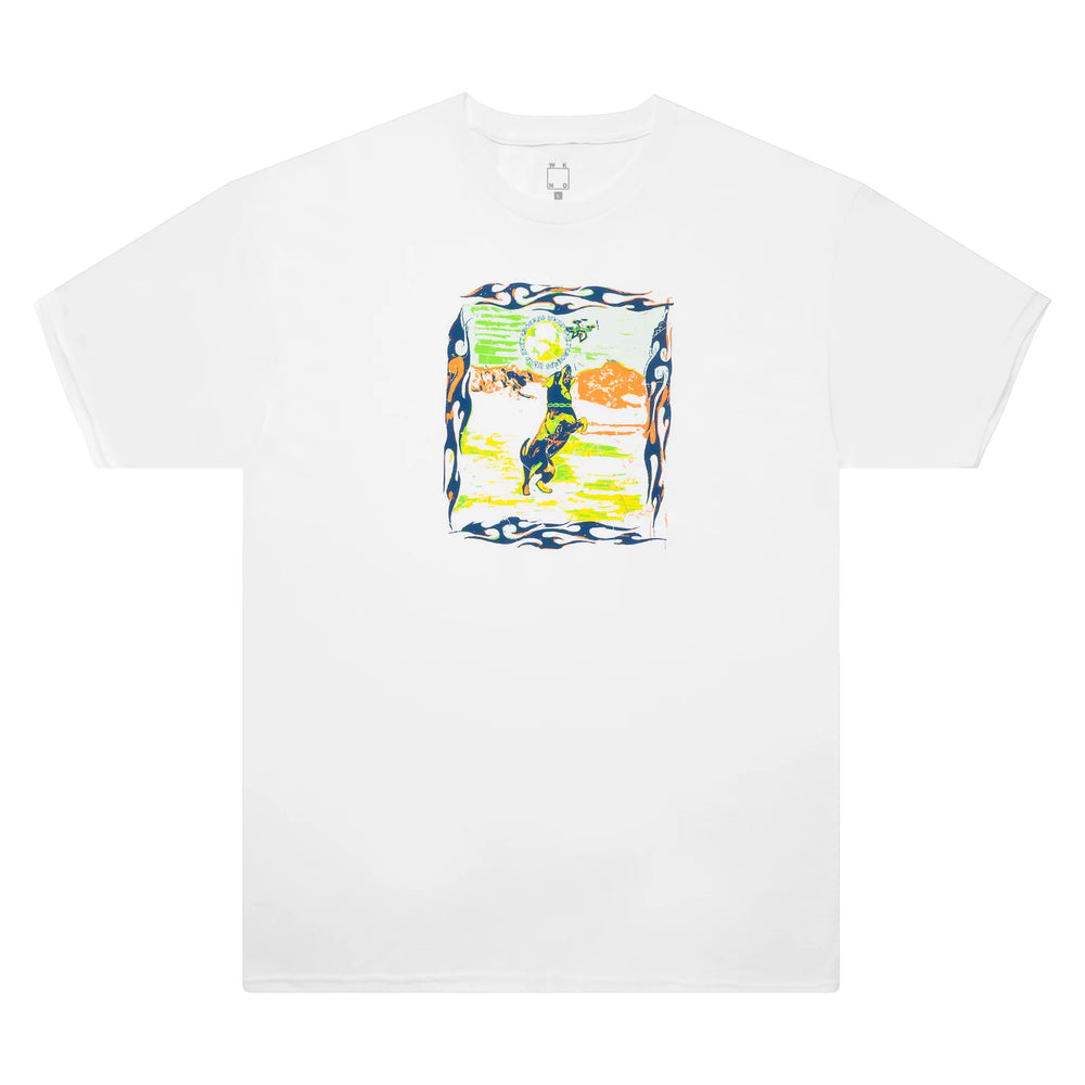 
                  
                    Load image into Gallery viewer, WKND Skateboard Drone T-Shirt &amp;#39;White&amp;#39;
                  
                