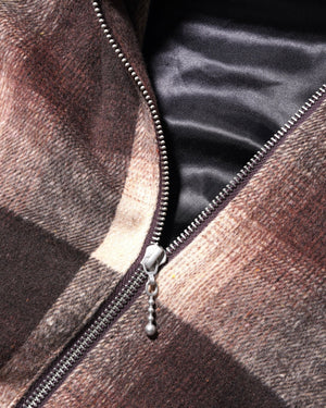 
                  
                    Load image into Gallery viewer, Butter Goods Plaid Zip Thru Overshirt &amp;#39;Brown&amp;#39;
                  
                