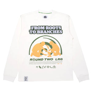 
                  
                    Load image into Gallery viewer, Round Two x LRG Roots to Branches Longsleeve T-Shirt &amp;#39;White&amp;#39;
                  
                