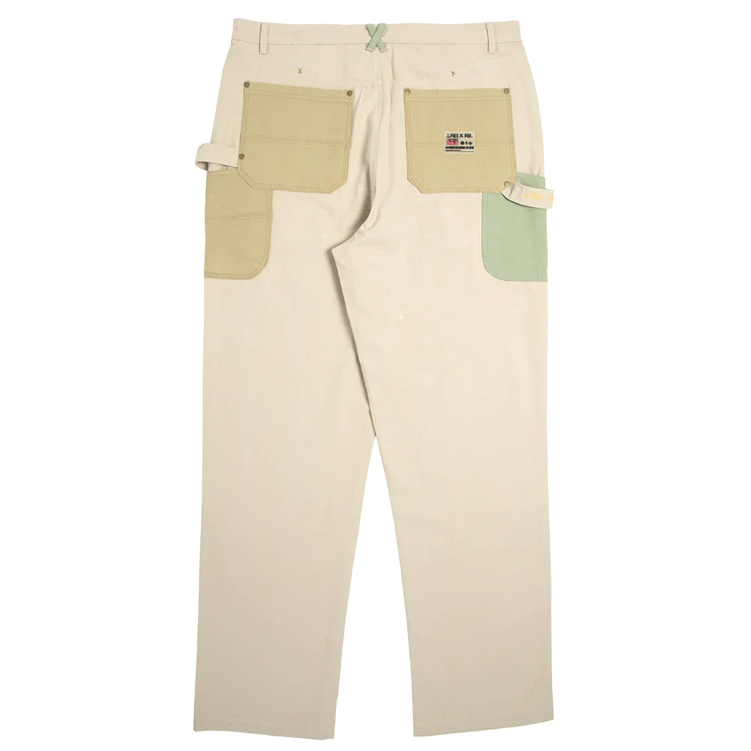 Round Two x LRG Rugged Desert Eagle Double Knee Pants 'Tan'