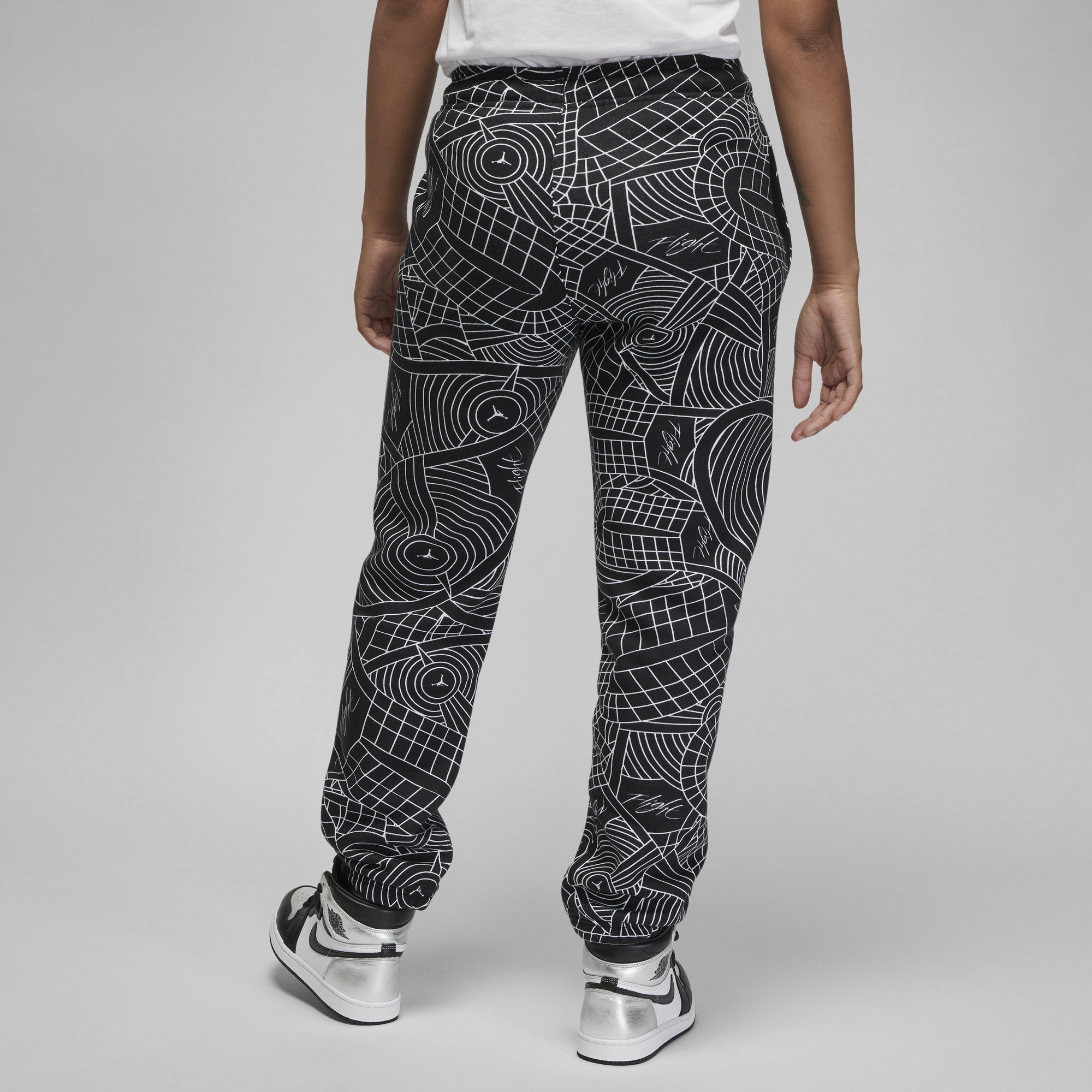 Womens Jordan Brooklyn Fleece Pants 'Black'