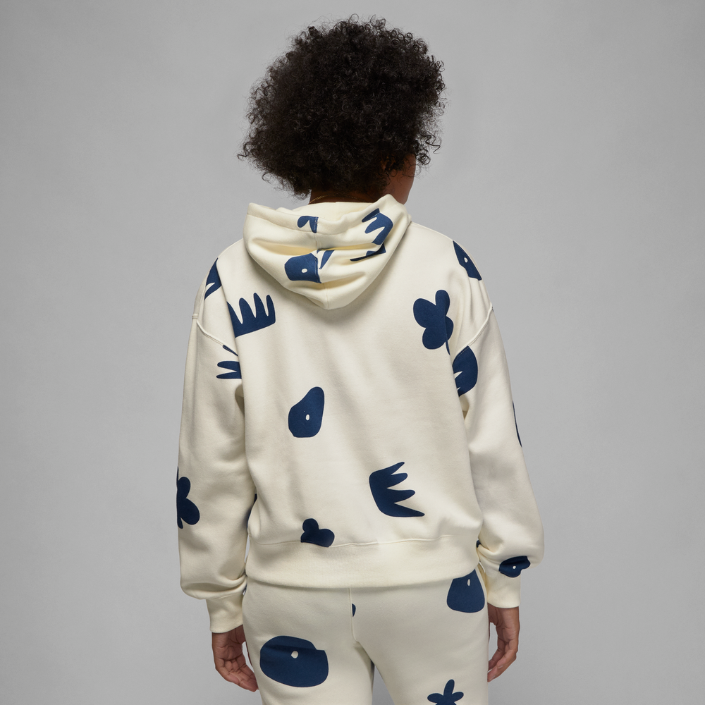 
                  
                    Load image into Gallery viewer, Womens Jordan Artist Series x Mia Lee Fleece Hoodie &amp;#39;Sail&amp;#39;
                  
                