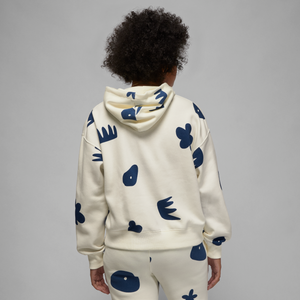
                  
                    Load image into Gallery viewer, Womens Jordan Artist Series x Mia Lee Fleece Hoodie &amp;#39;Sail&amp;#39;
                  
                