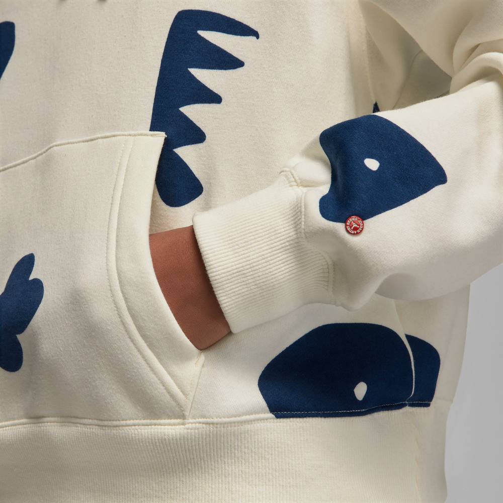 
                  
                    Load image into Gallery viewer, Womens Jordan Artist Series x Mia Lee Fleece Hoodie &amp;#39;Sail&amp;#39;
                  
                