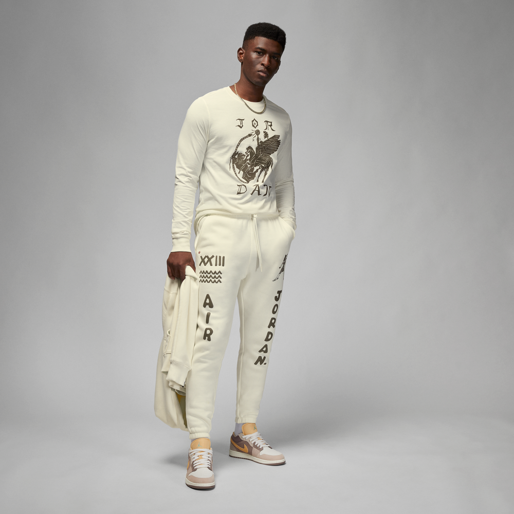 
                  
                    Load image into Gallery viewer, Jordan Artist Series by Umar Rashid Long Sleeve T-Shirt &amp;#39;Sail&amp;#39;
                  
                