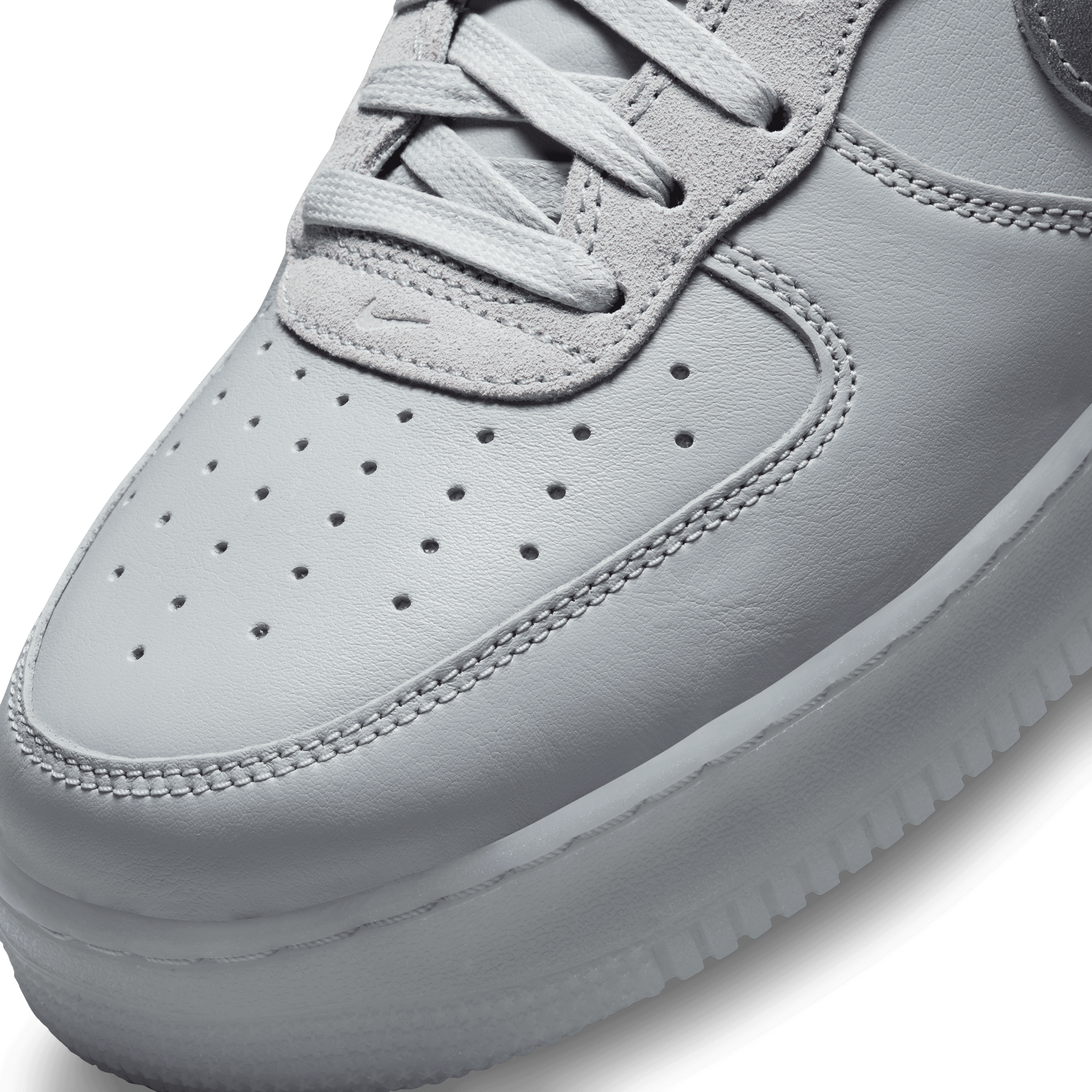 Nike Air Force 1 Premium 'wolf Grey' in White