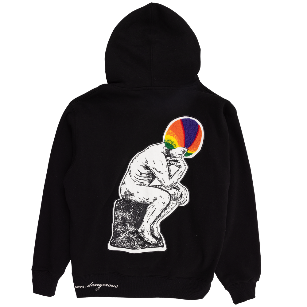 
                  
                    Load image into Gallery viewer, Pleasures Discourse Hoodie &amp;#39;Black&amp;#39;
                  
                