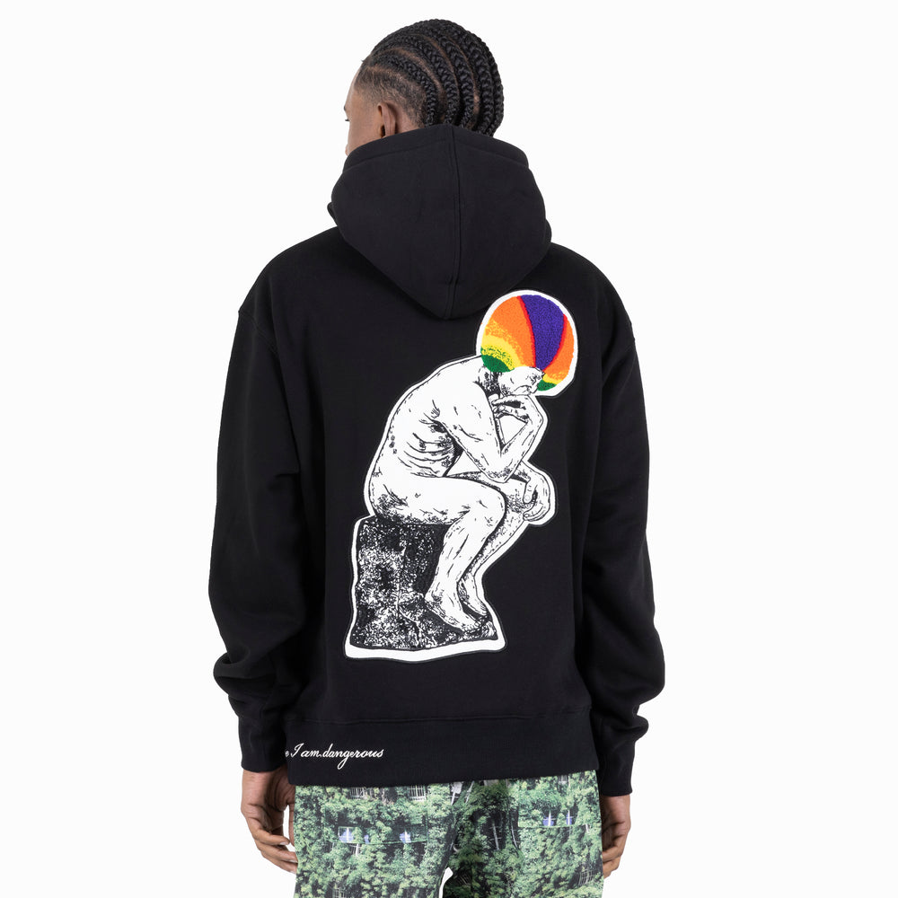 
                  
                    Load image into Gallery viewer, Pleasures Discourse Hoodie &amp;#39;Black&amp;#39;
                  
                