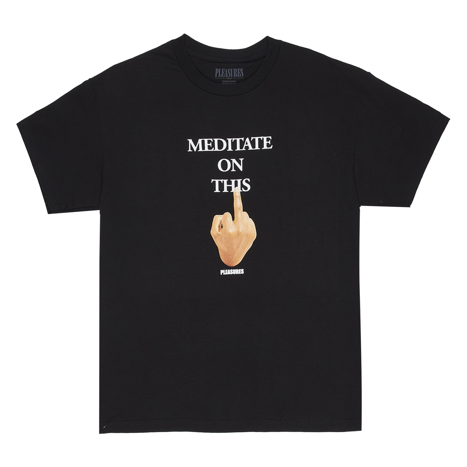 Pleasures Message T-Shirt 'Black'