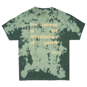 
                  
                    Load image into Gallery viewer, Pleasures Internet Dyed T-Shirt &amp;#39;Green&amp;#39;
                  
                