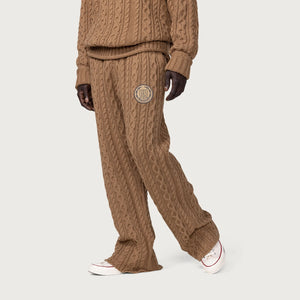 
                  
                    Load image into Gallery viewer, Honor The Gift Year Round Cable Knit Pants &amp;#39;Tan&amp;#39;
                  
                
