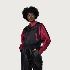 
                  
                    Load image into Gallery viewer, Womens Honor The Gift Stadium Jacket &amp;#39;Maroon&amp;#39;
                  
                