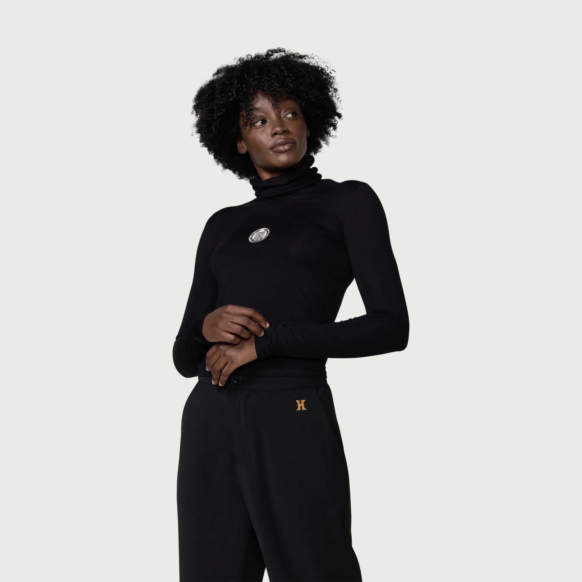 Womens Honor The Gift Turtleneck Sweater 'Black'