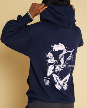 
                  
                    Load image into Gallery viewer, Sole Classics Disruption of Women Hoodie &amp;#39;Navy&amp;#39;
                  
                