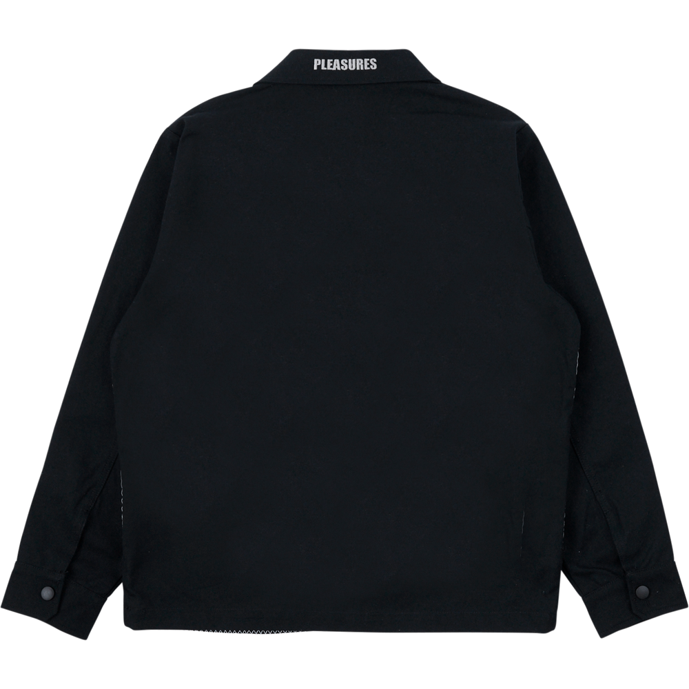 
                  
                    Load image into Gallery viewer, Pleasures Flirt Work Jacket &amp;#39;Black&amp;#39;
                  
                