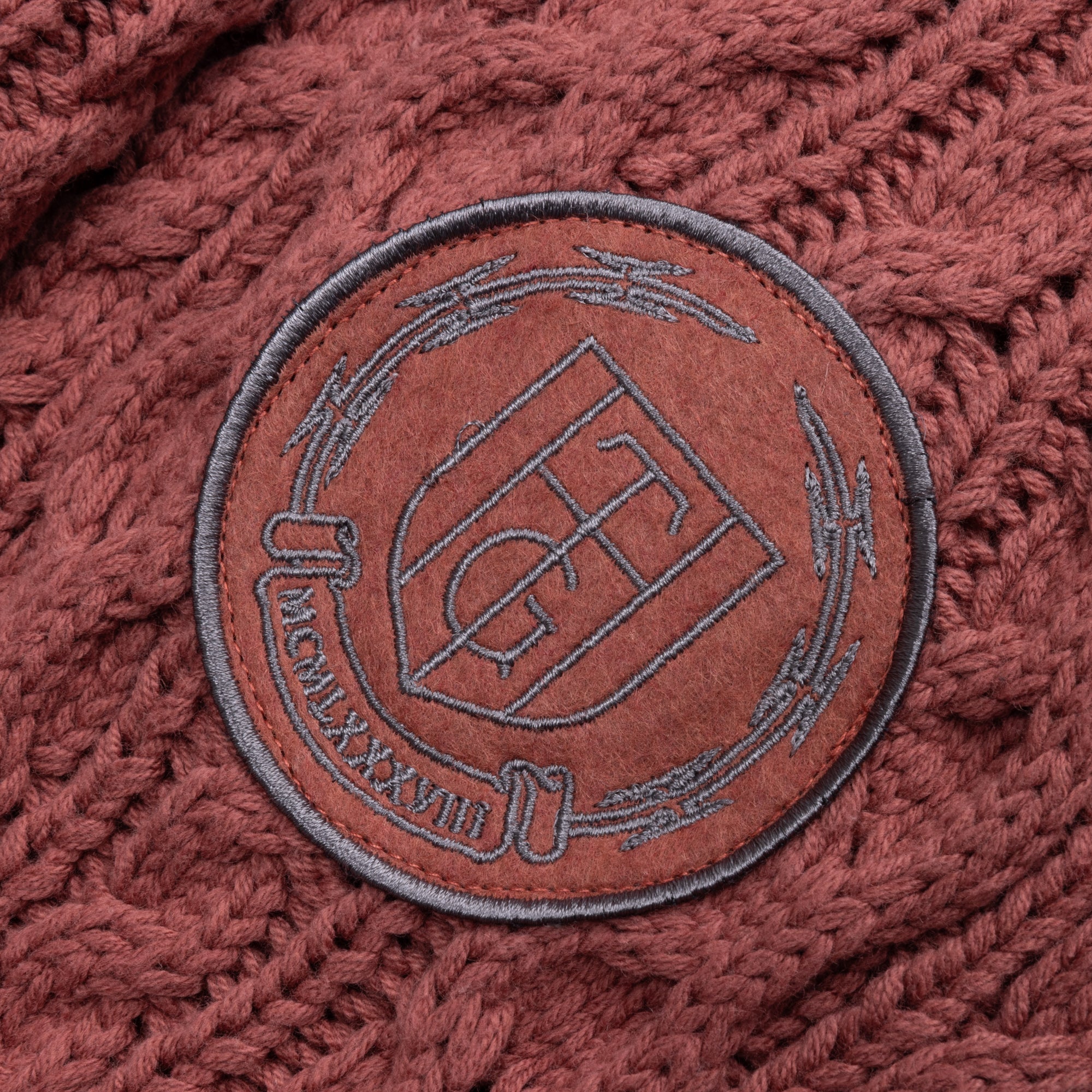 Honor The Gift Year Round Cable Knit Pants 'Maroon'