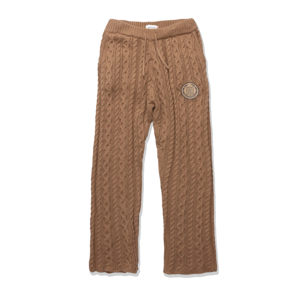 Honor The Gift Year Round Cable Knit Pants 'Tan'
