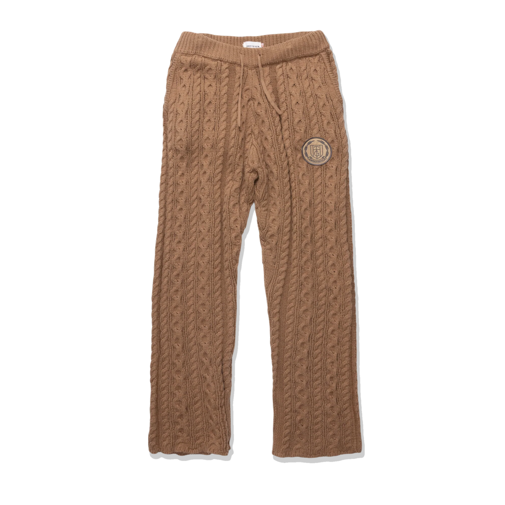 
                  
                    Load image into Gallery viewer, Honor The Gift Year Round Cable Knit Pants &amp;#39;Tan&amp;#39;
                  
                