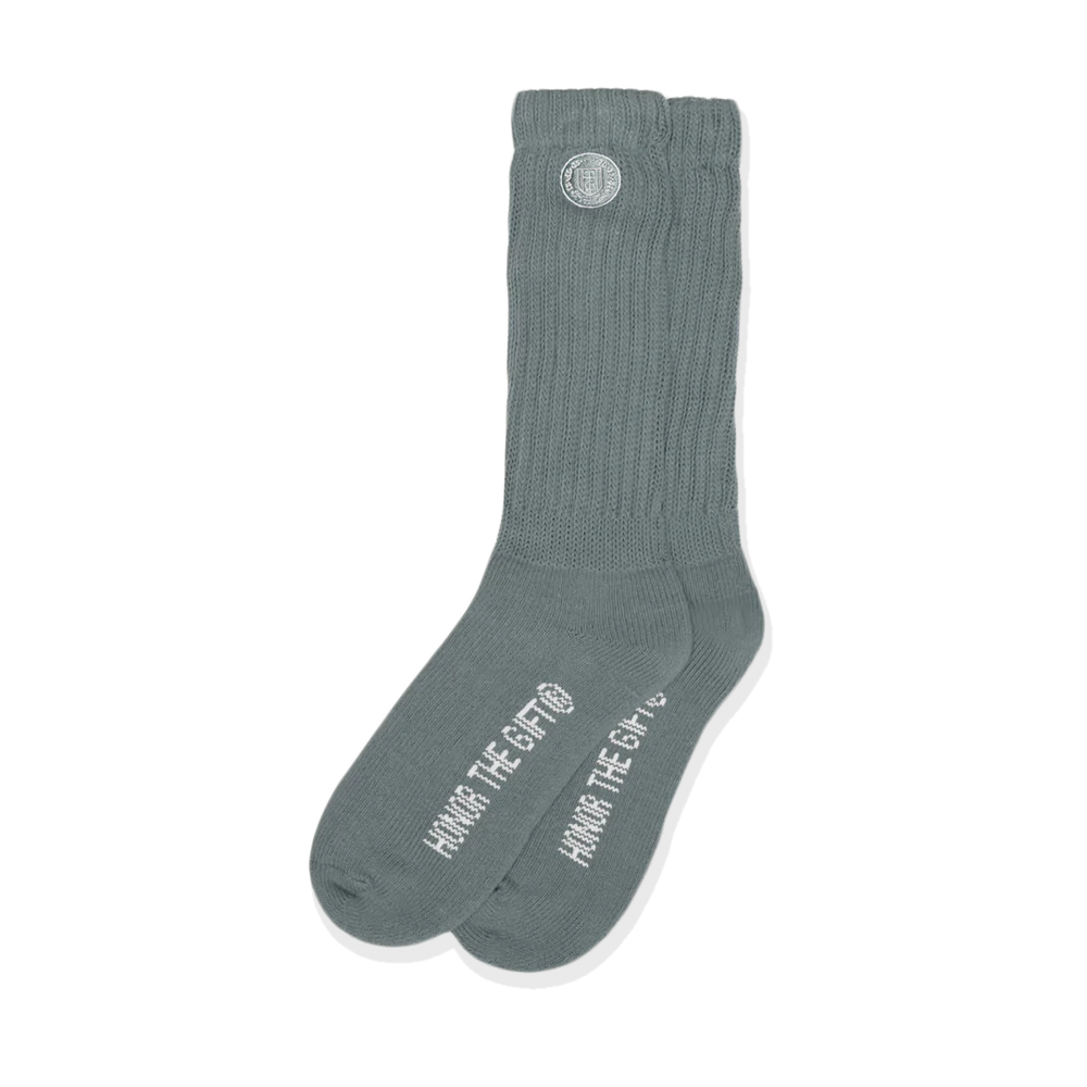 Honor The Gift Loose Knit Socks 'Green'