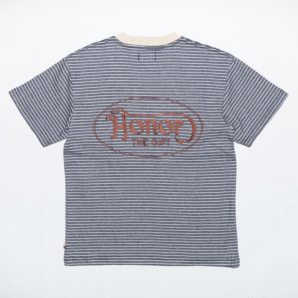 
                  
                    Load image into Gallery viewer, Honor The Gift Striped Hand S/S Tee
                  
                