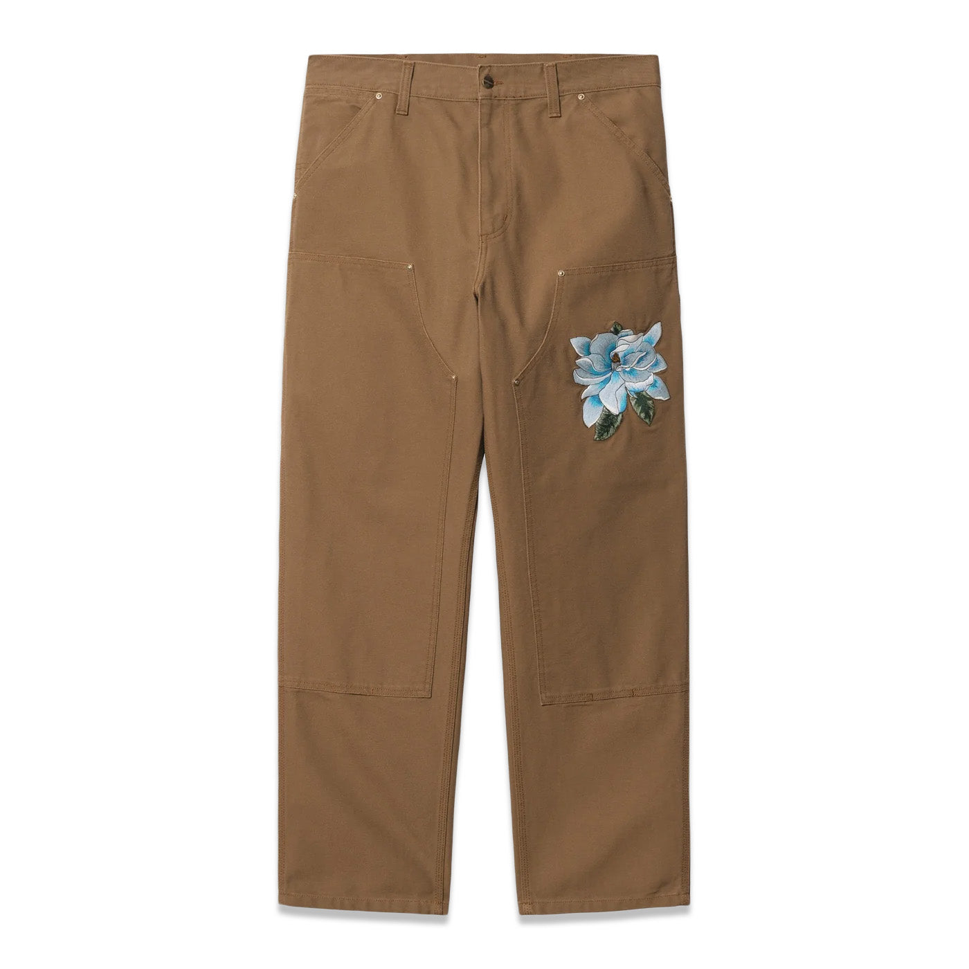 Awake x Carhartt WIP Double Knee Pants 'Brown'