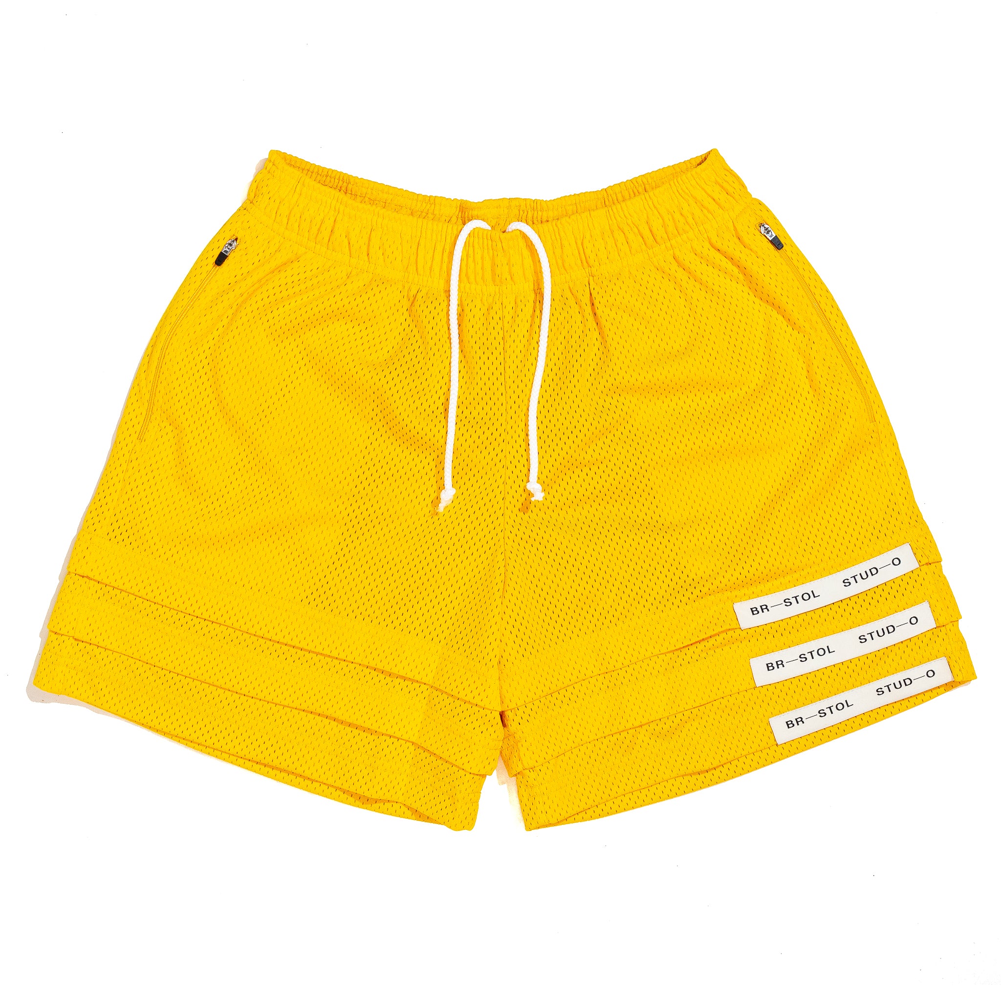 Bristol Studio Triple Hem Shorts 'Yellow'