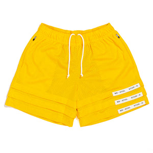 
                  
                    Load image into Gallery viewer, Bristol Studio Triple Hem Shorts &amp;#39;Yellow&amp;#39;
                  
                