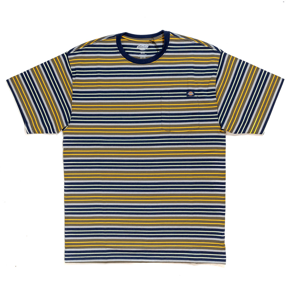 Dickies S/S Stripe Pocket Tee 'Yellow'