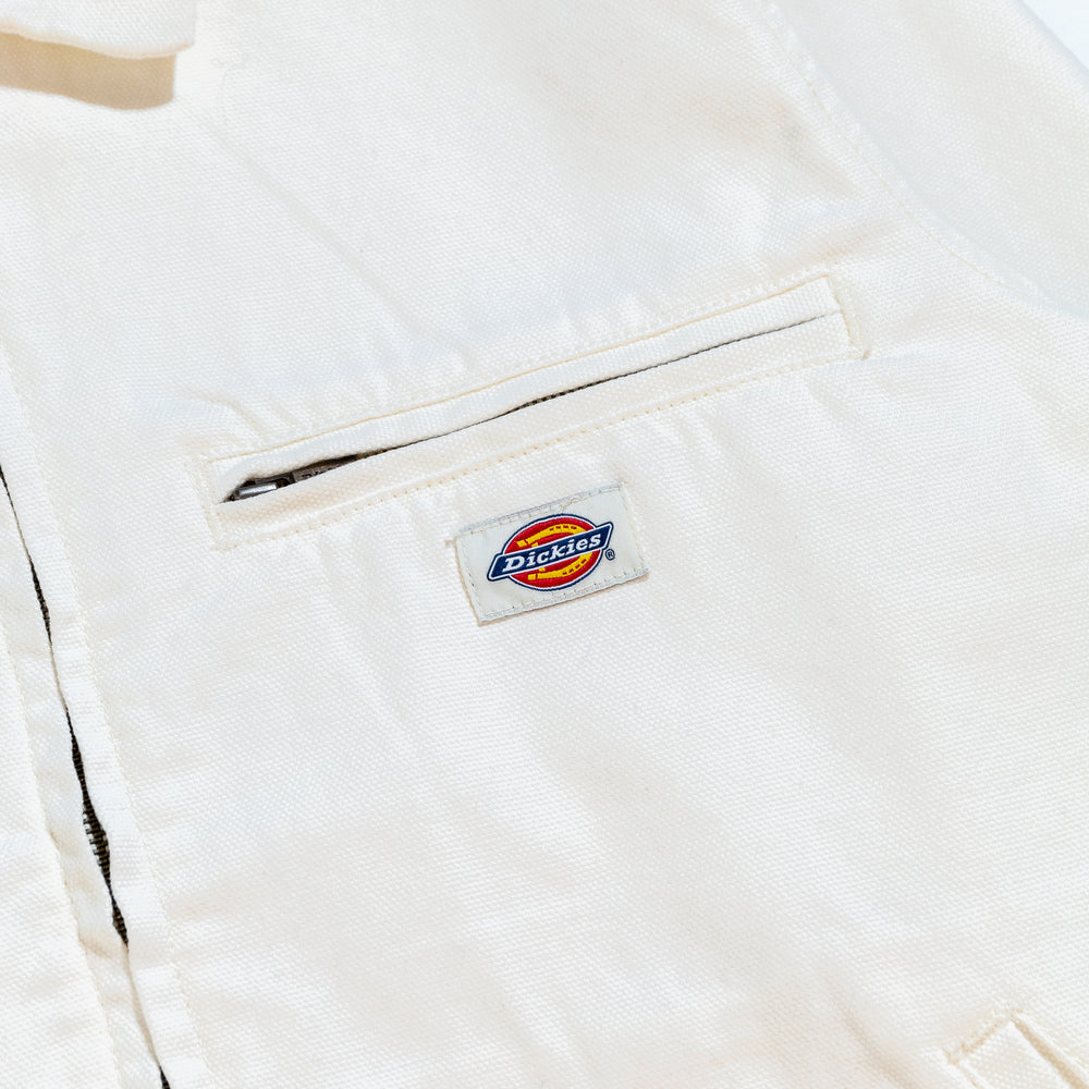
                  
                    Load image into Gallery viewer, Dickies Men Duck Unlined Eisenhower Jacket &amp;#39;White&amp;#39;
                  
                