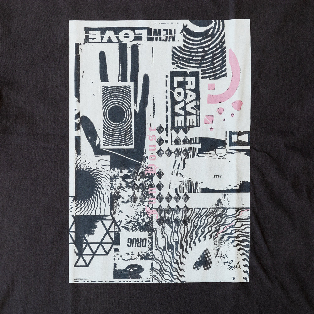 
                  
                    Load image into Gallery viewer, Ksubi Love Rave Biggie SS Tee &amp;#39;Black&amp;#39;
                  
                