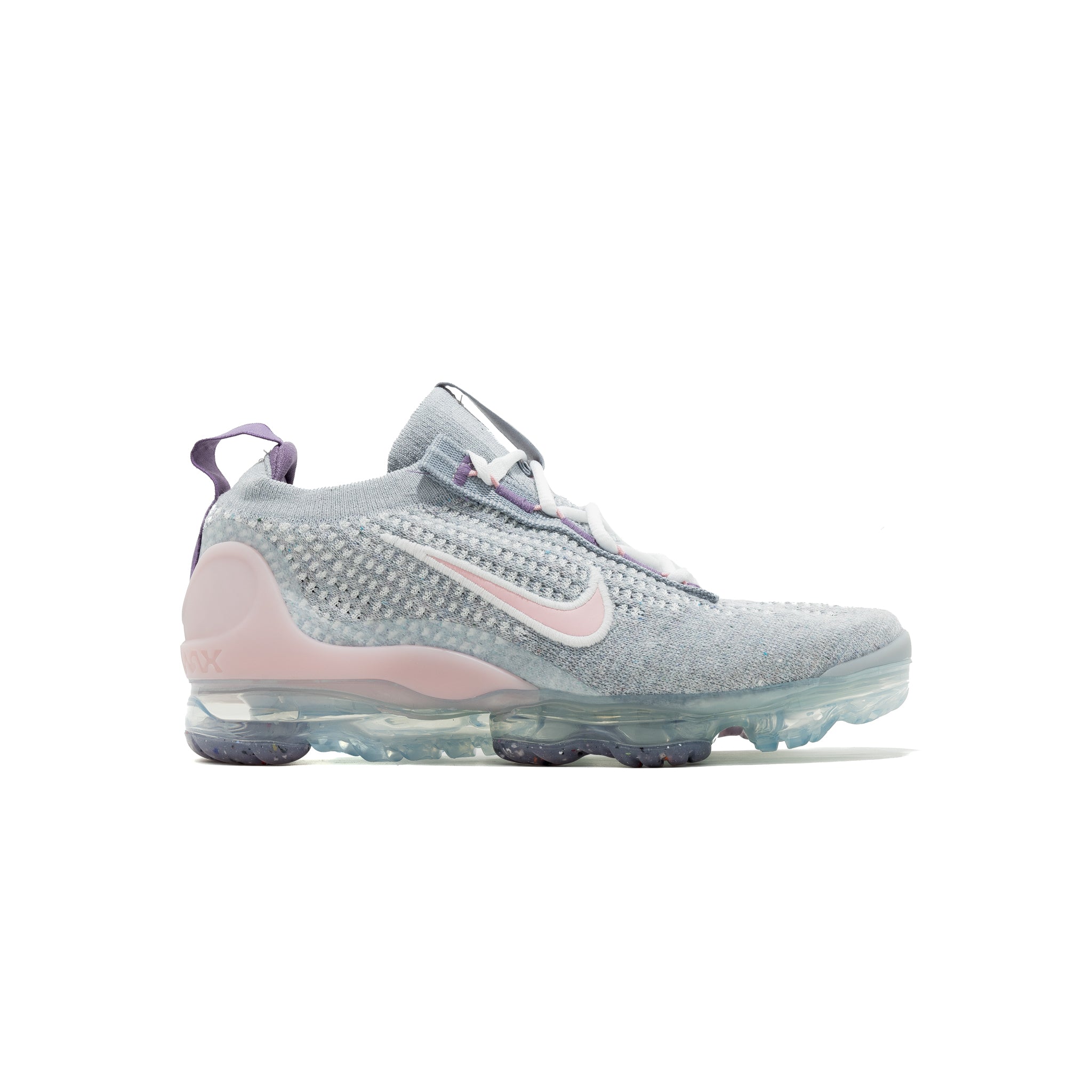 Youth Nike Air Vapormax 2021 FK 'Wolf Grey/Pink'