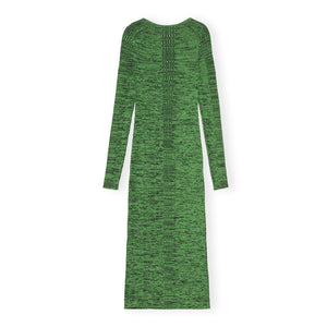 
                  
                    Load image into Gallery viewer, Ganni Melange Knit Dress &amp;#39;Green&amp;#39;
                  
                