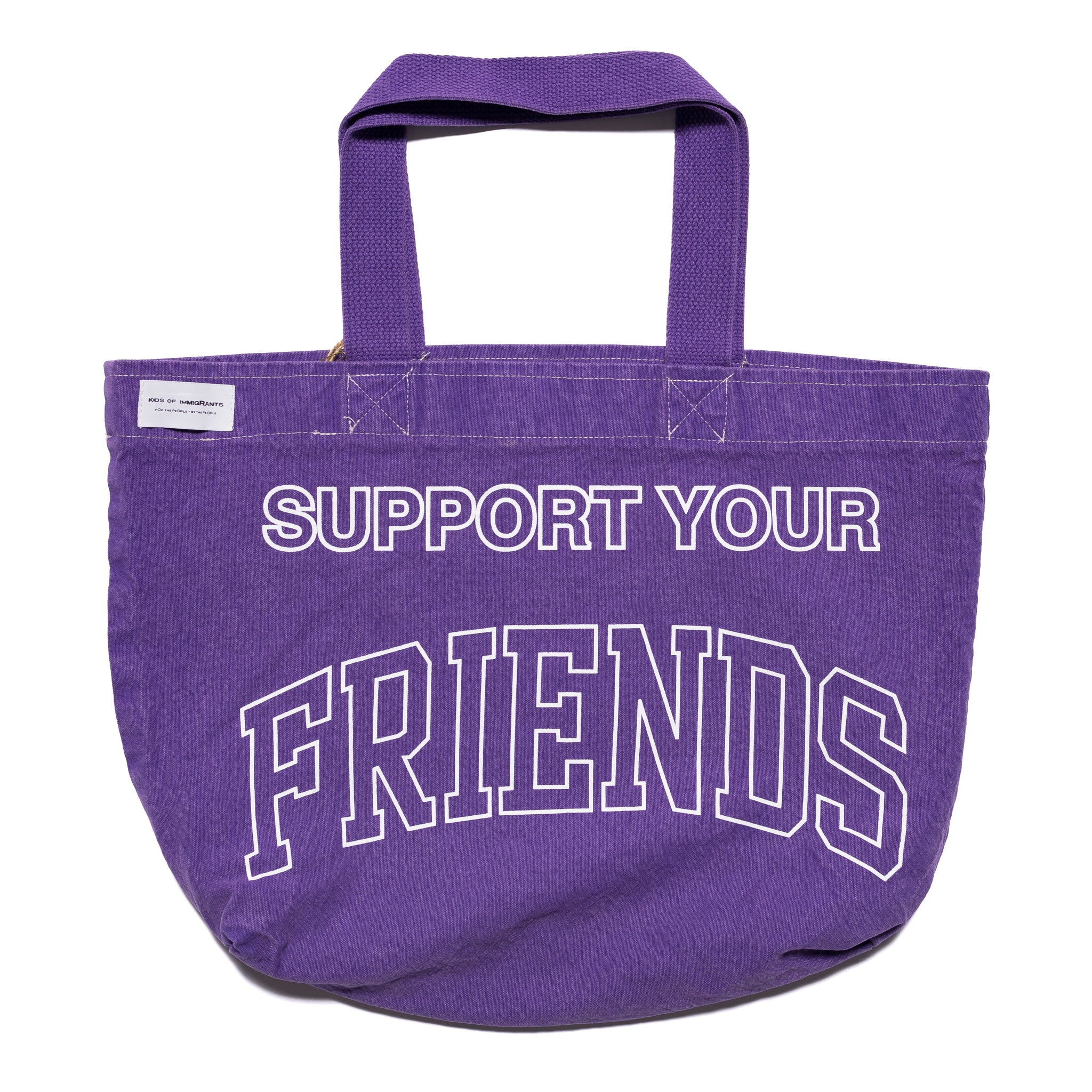 Kids Of Immigrants Support Your Friends Tote Bag 'Purple'
