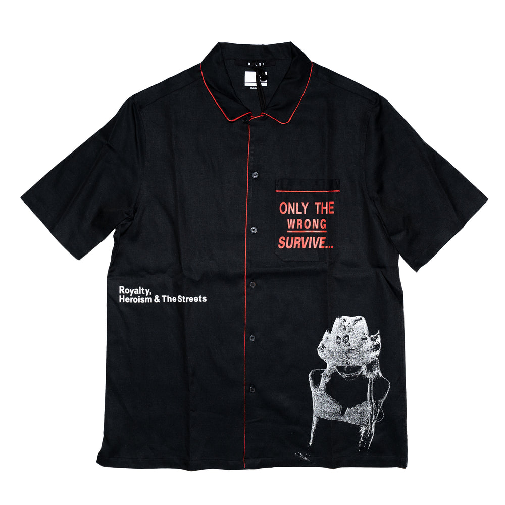 Ksubi Wrong Downtown Resort SS Shirt in Black