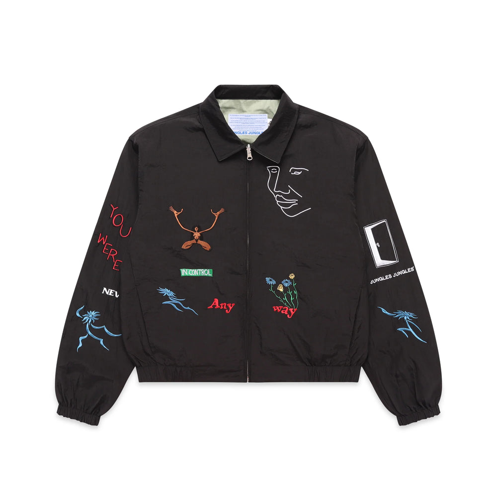 Jungles JUNGLES Let Go Reversible Jacket 'Blue/Green'