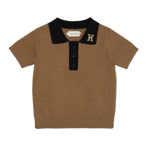 
                  
                    Load image into Gallery viewer, Womens Honor The Gift Markle Polo Short Sleeve &amp;#39;Tan&amp;#39;
                  
                