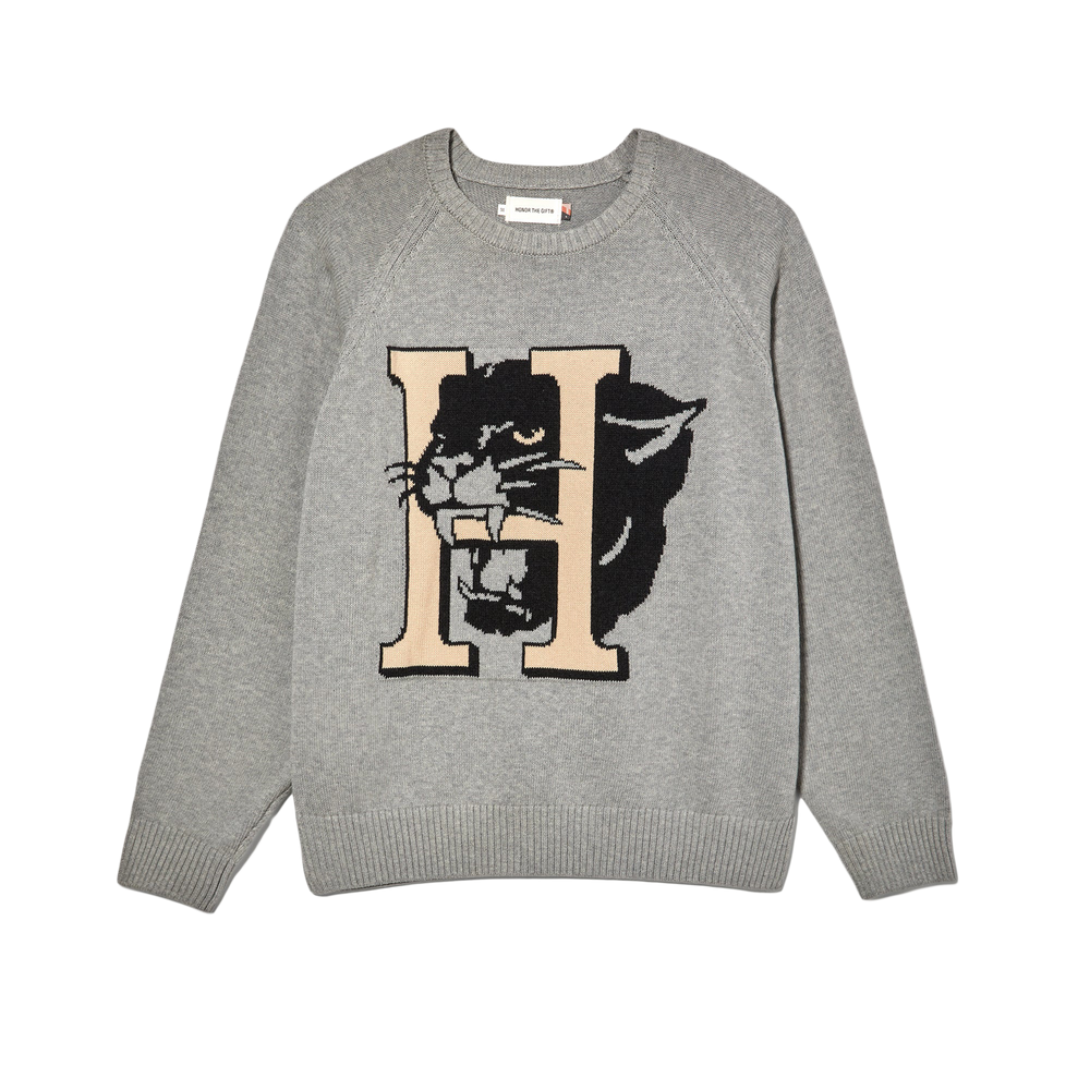 
                  
                    Load image into Gallery viewer, Honor The Gift Mascot Sweater &amp;#39;Grey&amp;#39;
                  
                
