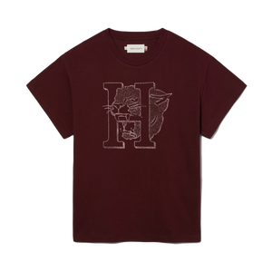 
                  
                    Load image into Gallery viewer, Womens Honor The Gift Mascot T-Shirt &amp;#39;Burgundy&amp;#39;
                  
                