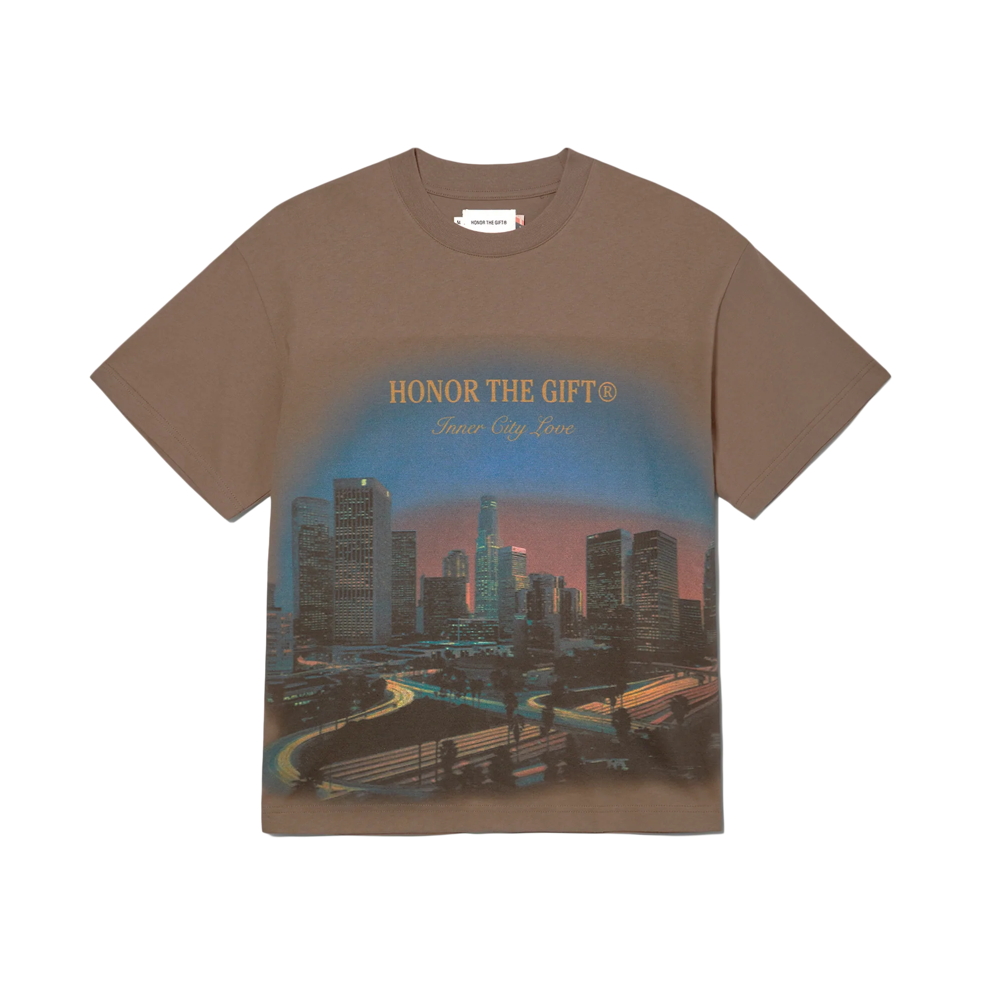 Honor The Gift Nightshift T-Shirt 'Brown'