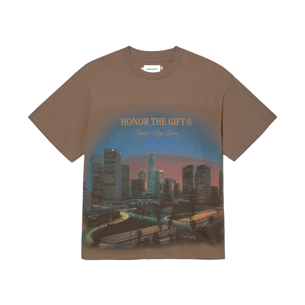 Honor The Gift Nightshift T-Shirt 'Brown'