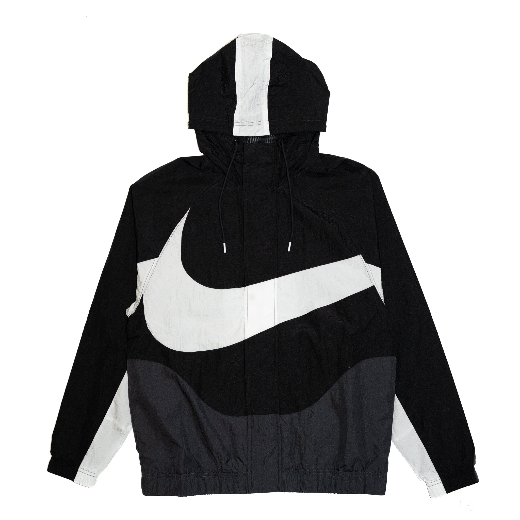 Nike NSW Swoosh Woven Jacket 'Black/White'