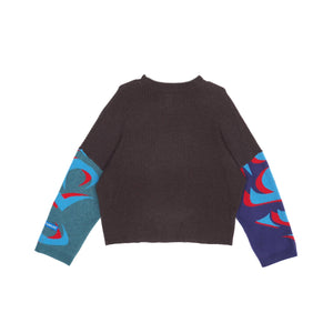 
                  
                    Load image into Gallery viewer, Jungles JUNGLES Tribal Knit Sweater &amp;#39;Brown&amp;#39;
                  
                
